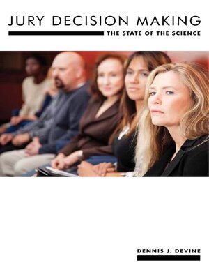 cover image of Jury Decision Making
